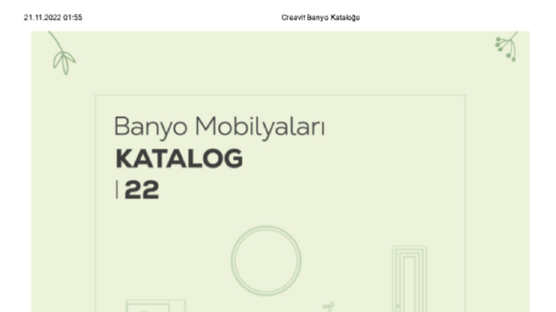 Katalog Tasarım - Creavit 