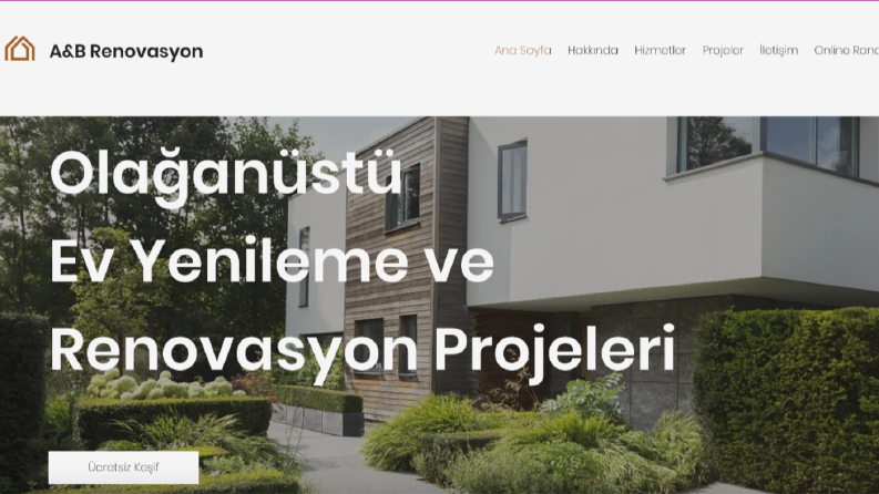 Tadilat ve Onarım Websitesi
