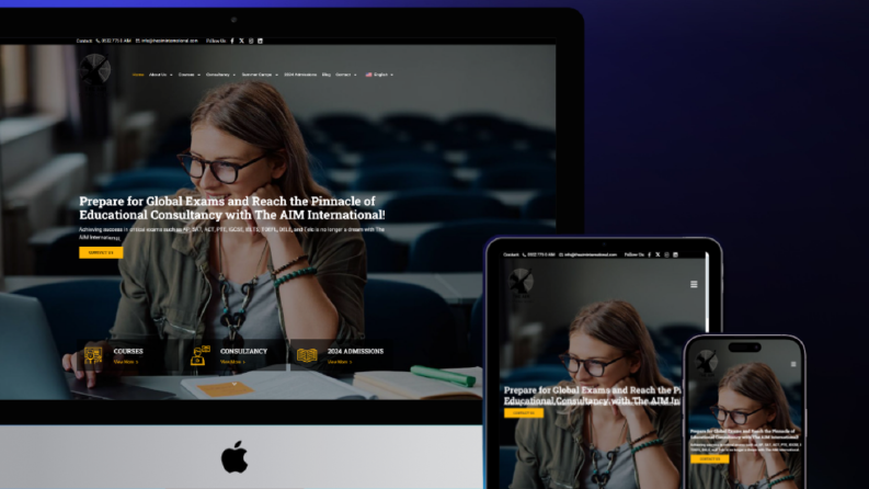 Çift dilli kapsamlı web sitesi