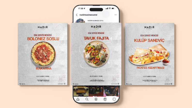 Nadir Otel - Sosyal Medya Post Tasarımı 