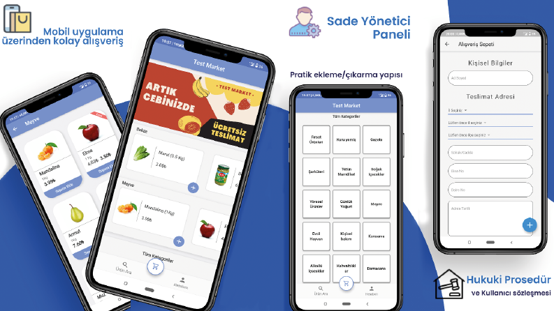 Market Sipariş Uygulaması // Andorid + iOS