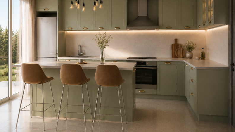 Green Kitchen Design