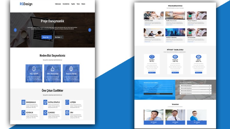Kurumsal Web Site UI/UX Tasarım