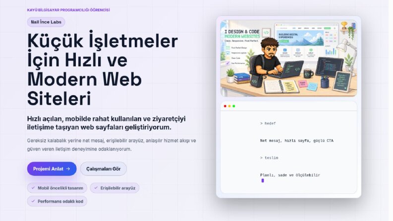Nail İnce Labs | Kişisel Marka Web Sitesi