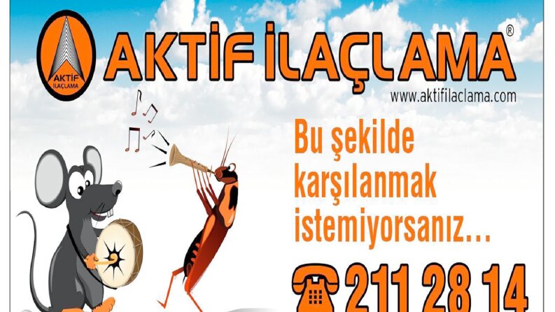 Aktif ilaçlama banner çalışması
