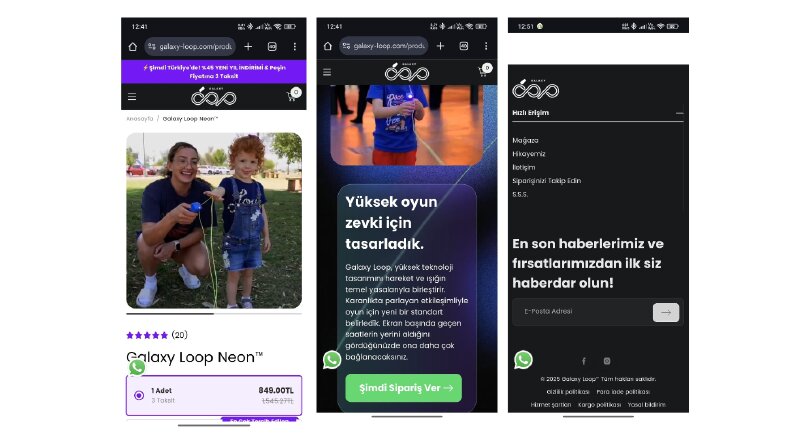 Shopify - Oyuncak Mağazası Tasarımı