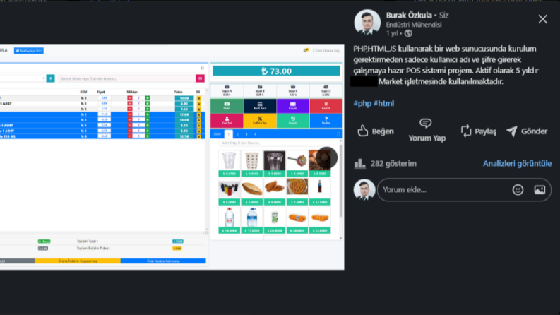 PHP POS Sistemi