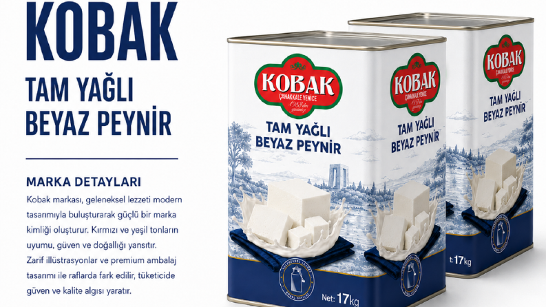 KOBAK SÜT ÜRÜNLERİ AMBALAJ TASARIMI