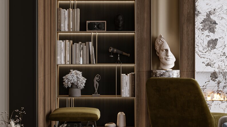 Ö.D Villa Salon Görselleştime Çalışması