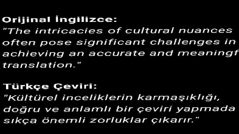 İngilizce metinlerden Türkçeye gerçek ve özenli çeviri