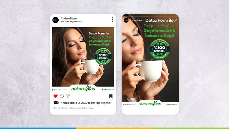 Naturel Plus Sosyal Medya Tasarımı
