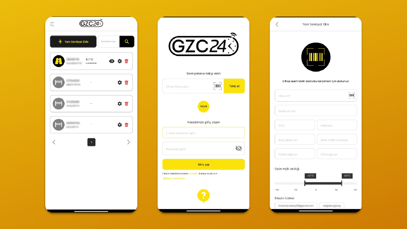 GZC24 Ürün Takip Mobil Uygulaması