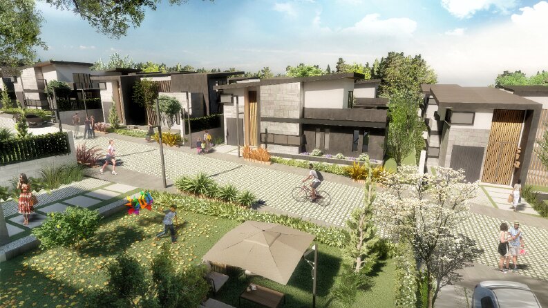 türk mahalle kültüründe tasarlanmış villa sitesi 