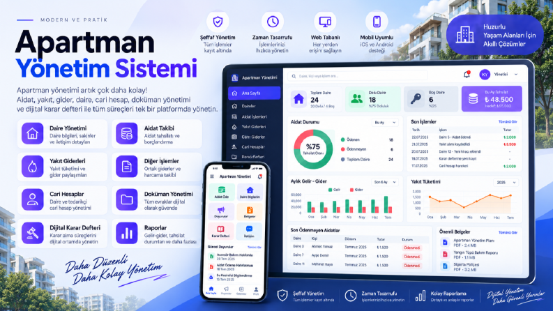 Apartman ve Site Yönetim Sistemi