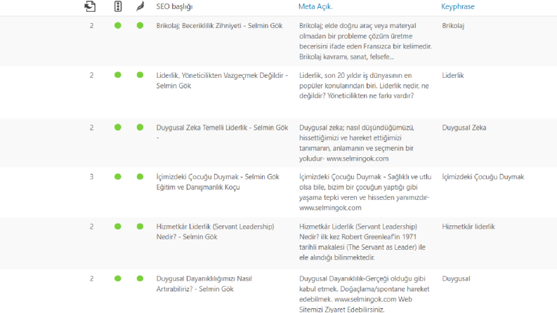 Web sitenizin içeriğini seo uyumlu yapabilirim.
