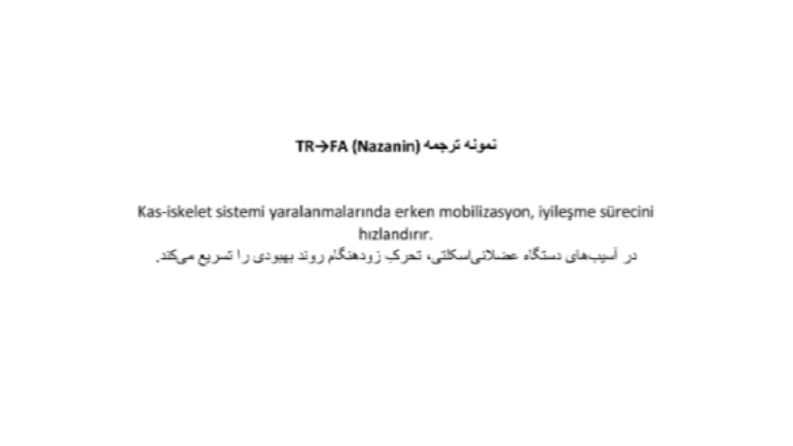 Türkçe ↔️ Farsça Profesyonel Çeviri Hizmeti