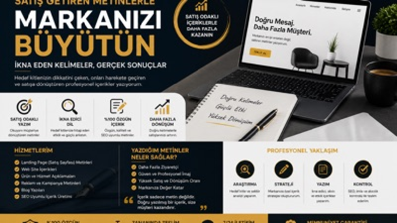 Satış Getiren Metinlerle Markanızı Büyütün