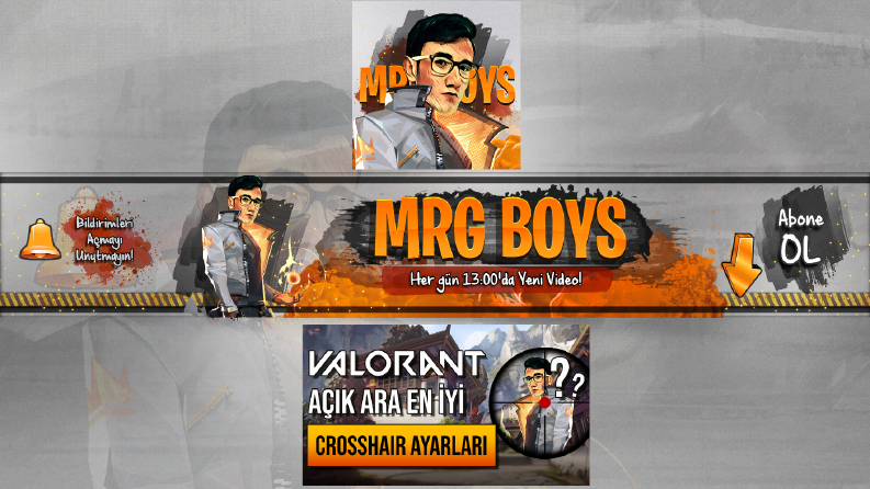 MRG BOYS Youtube Tasarımı