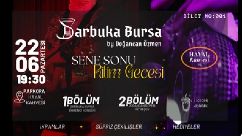 Darbuka Bursa Konser Bileti