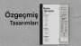 Kişiye Özel Özgeçmiş/CV Şablonu
